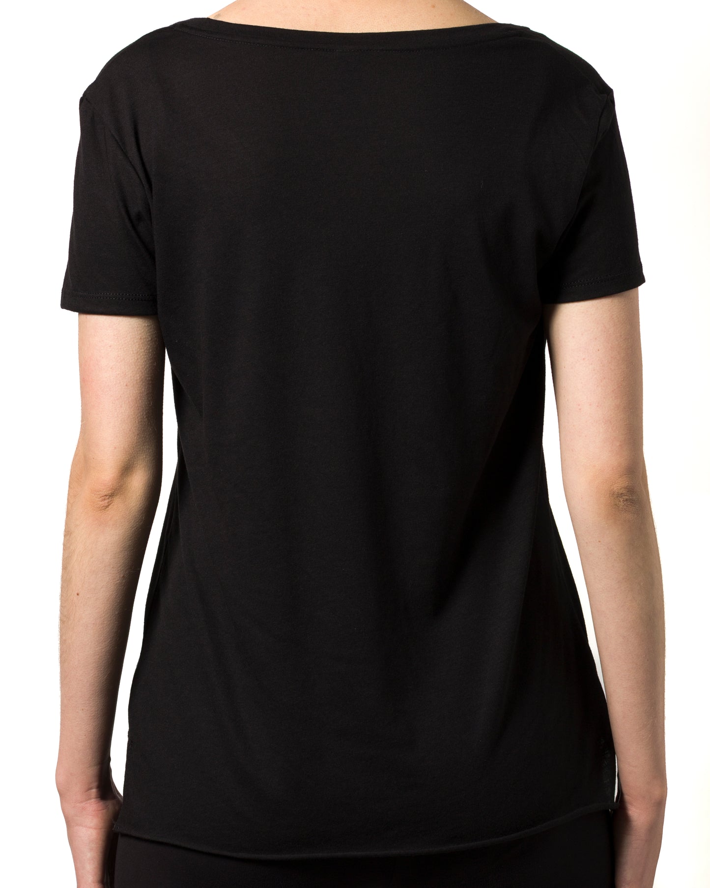 Feel Free - Blue on Black Longtail Tee